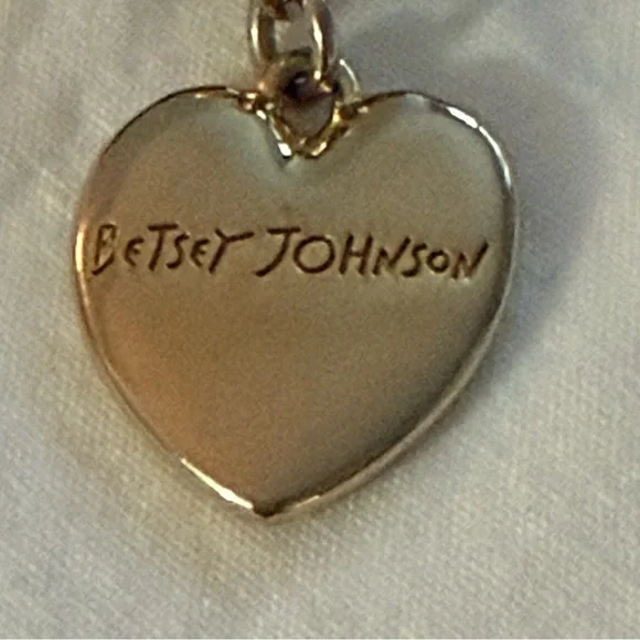 Betsey Johnson Vintage Green and Brown Chunky Necklace - Picture 2 of 4